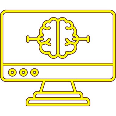 Bilgisayarlı beyin ve monitör