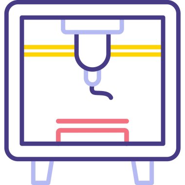 Modern bir simgenin vektör illüstrasyonu