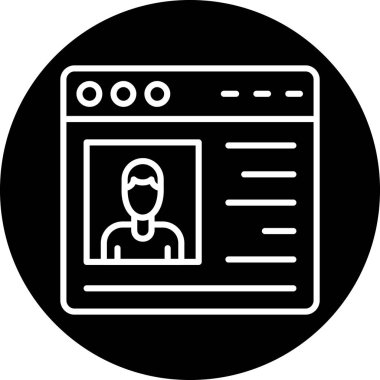 seo modern simgesinin vektör illüstrasyonu