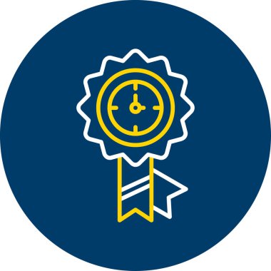 Ödül madalyası. Basit tasarım