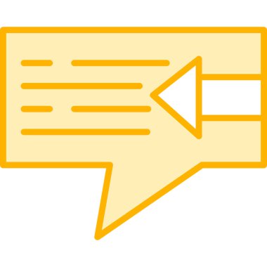 Konuşma balonu işaret tasarımı