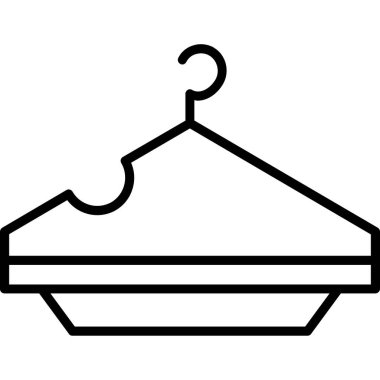 askı vektör çizgisi simgesi dekoru