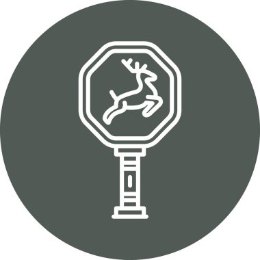 Satır illüstrasyonunun eşsiz vektör simgesi