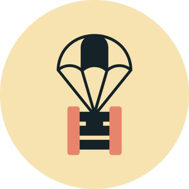 balon vektör düz simgesi