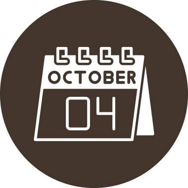 Takvim simgesinin vektör illüstrasyonu