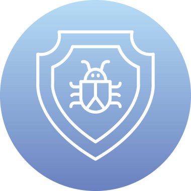 Kalkanlı bir kalkanın vektör çizimi