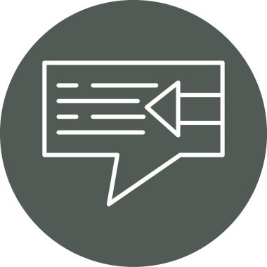 speech icon vector illustration