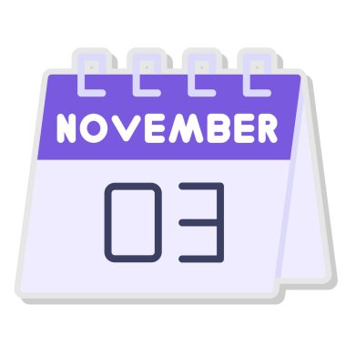 Takvim Vektörü Simgesi Tasarım İllüstrasyonu