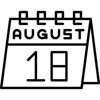 Takvim simge tasarlamak vektör