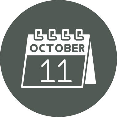 Bir tarihin vektör illüstrasyonu