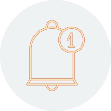 Bir torba simgesinin vektör illüstrasyonu