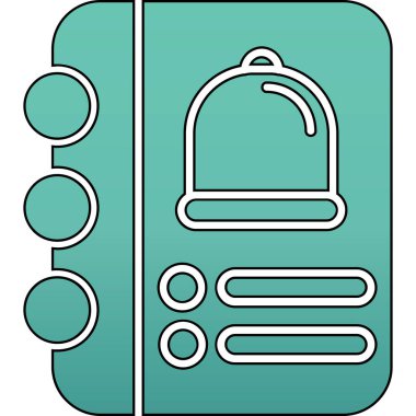 Gıda simgesinin vektör illüstrasyonu