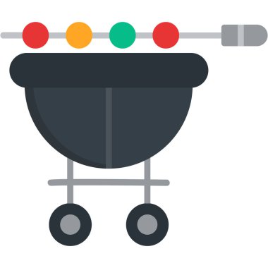 Tramvay Simgesi vektör çizimi