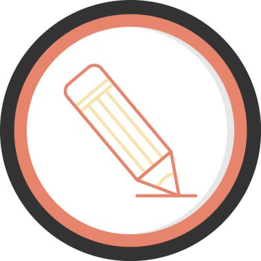 kalem simgesi vektör illüstrasyonu