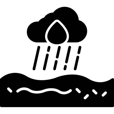 bulut simgesi, vektör illüstrasyonu