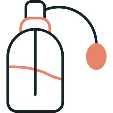 Bir şişe simgesinin vektör illüstrasyonu