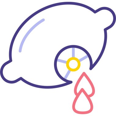 Bulut. Web simgesi basit illüstrasyon