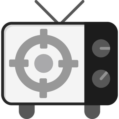 Kamera. Web simgesi basit illüstrasyon