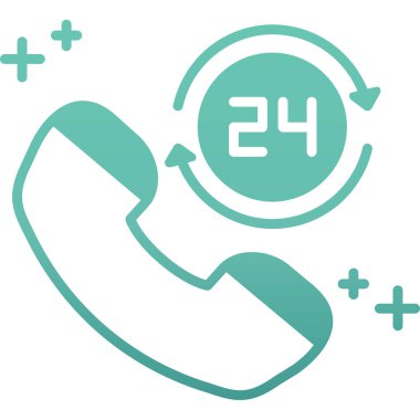 Telefon simgesi vektör illüstrasyonu