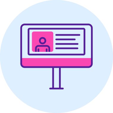 Bilgisayar. Web simgesi basit illüstrasyon