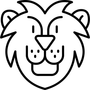 Bir kaplanın vektör çizimi