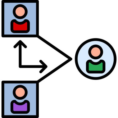 ağ paylaşım simgesi çizimi