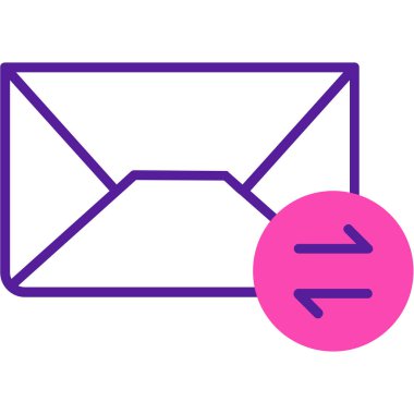 Harf simgesi vektör resimlemesi olan zarf