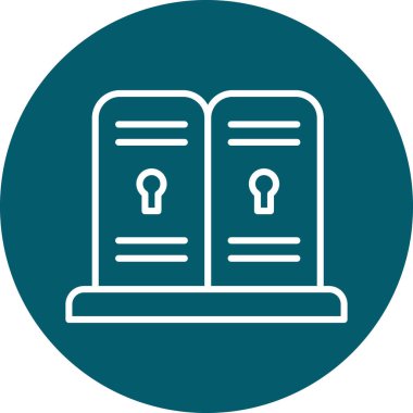 kitap vektör çizgisi simgesi