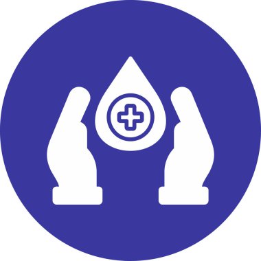 Su damlasının vektör çizimi