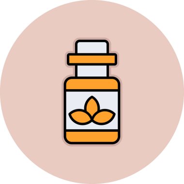 Şişe simgesinin vektör illüstrasyonu