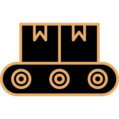 tren. Web simgesi basit illüstrasyon