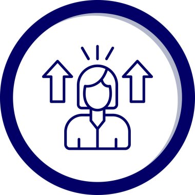 İnsan simgesinin vektör illüstrasyonu