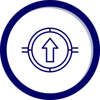 ok simgesinin vektör illüstrasyonu