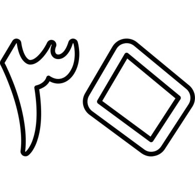 Gıda simgesinin vektör illüstrasyonu