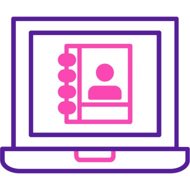 video konferansı, vektör illüstrasyonu