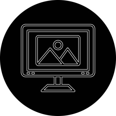 seo modern simgesinin vektör illüstrasyonu