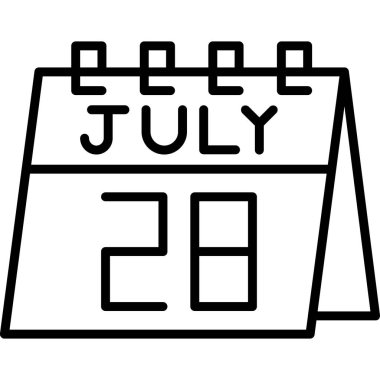 Takvim tarihi simgesi vektör illüstrasyon tasarımı