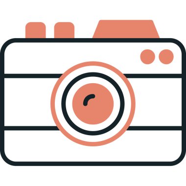 Kamera fotoğraf vektör çizim