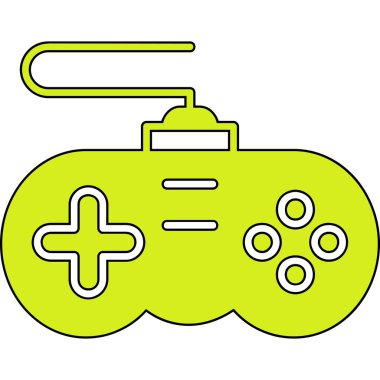 Moda stili izole edilmiş arka planda joystick simgesi