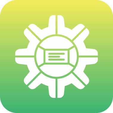 Modern simgenin vektör illüstrasyonu