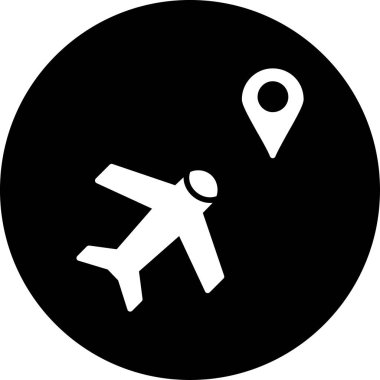 Harita işaretleyici vektör simgesi