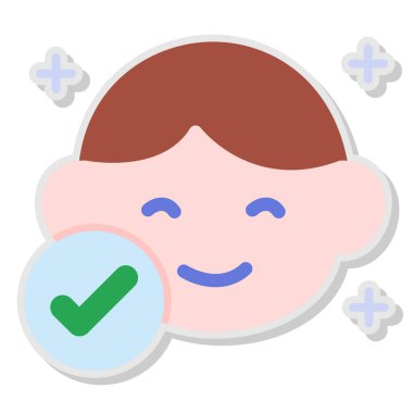 Bulut simgesi vektörü. düz tasarım biçimi.