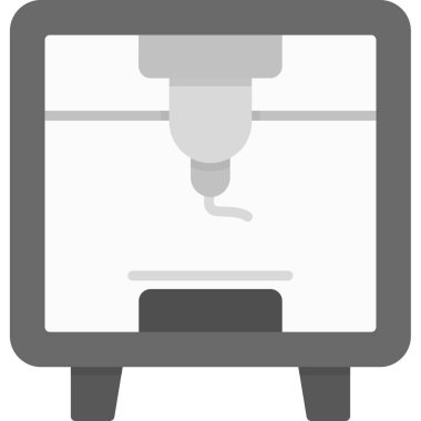 Yazıcı makine vektör simgesi. İllüstrasyon stili düz ikonik semboldür. yazıcı vektör simgesi.