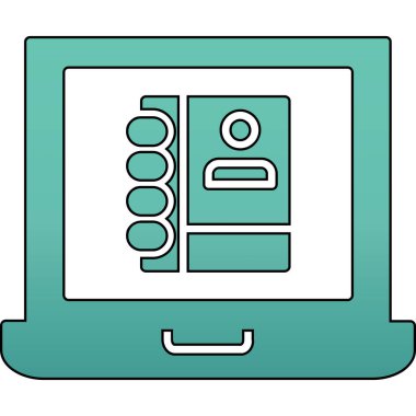 seo modern simgesinin vektör illüstrasyonu