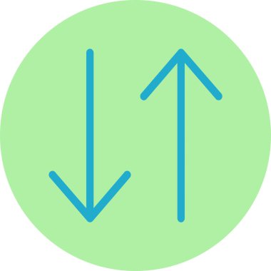 ok simgesi vektör illüstrasyonu.