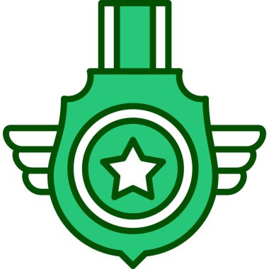 Ordu miğfer simgesi, basit vektör illüstrasyonu