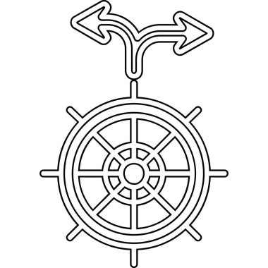 Direksiyon simgesi, taslak biçimi