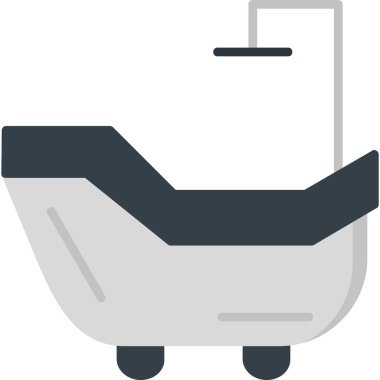 Tramvay alışveriş ekommerce simgesi düz stil