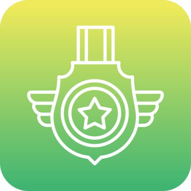 Askeri miğfer simgesinin vektör çizimi