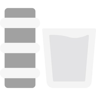 içecek içecek içecek ikonu ana hatlarıyla